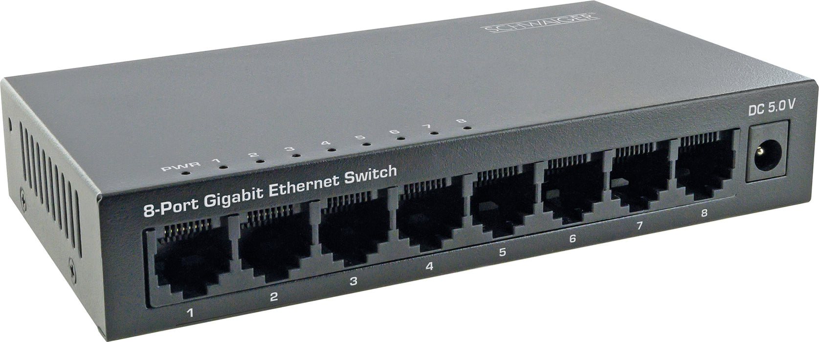 8-Port Netzwerk Switch