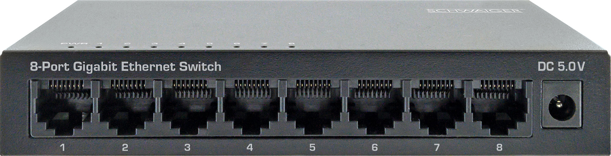8-Port Netzwerk Switch