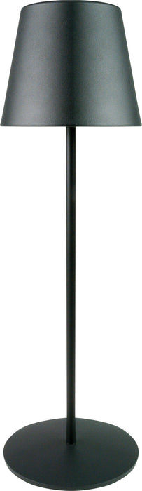 Tischleuchte mit Touchsteuerung aus Metall Weiß/Schwarz