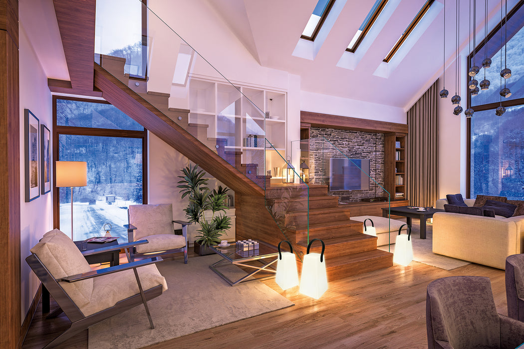 Solar-Tischleuchte mit Trageriemen