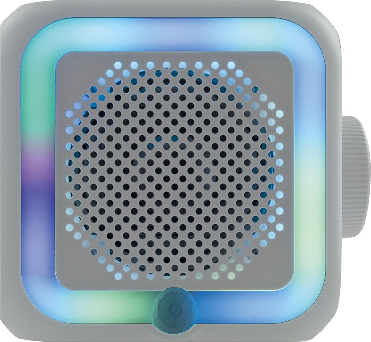 Socket radio with light sensor and lighting