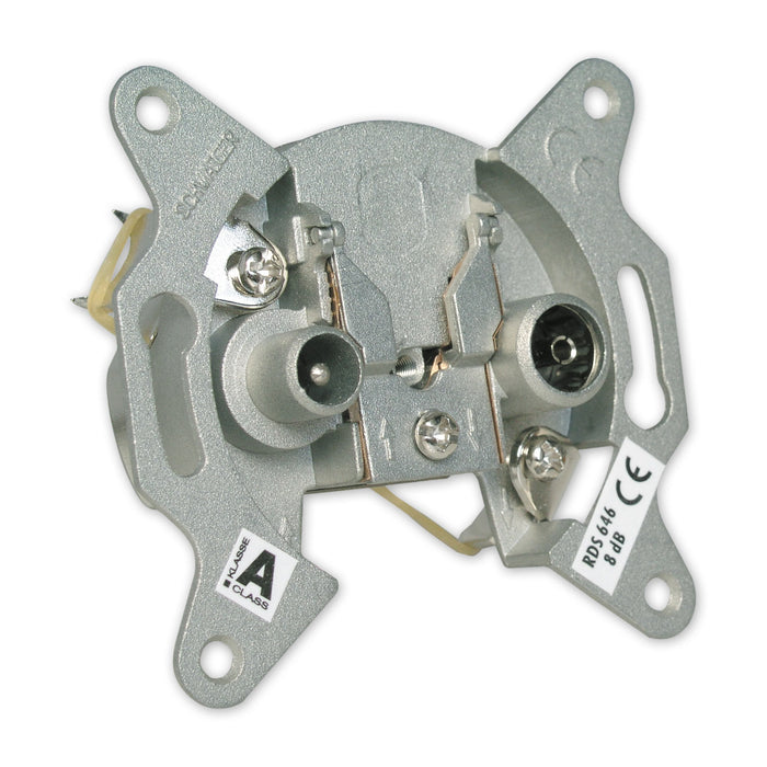 Broadband through socket (8 dB)