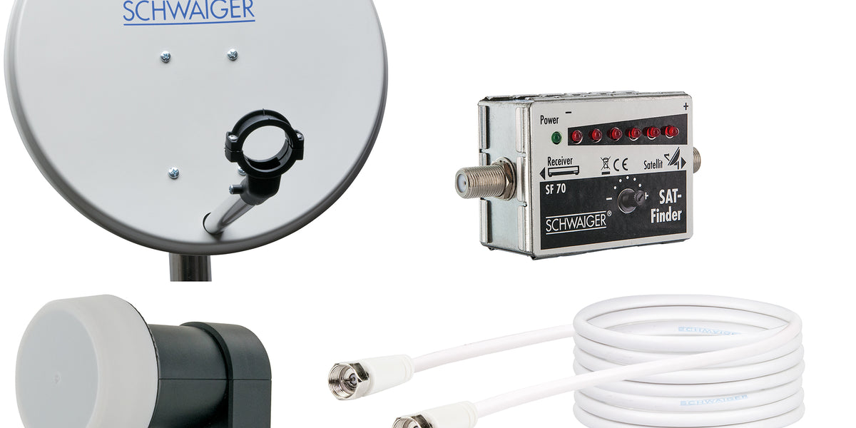 Camping SAT-Set mit SAT-Finder — Schwaiger GmbH