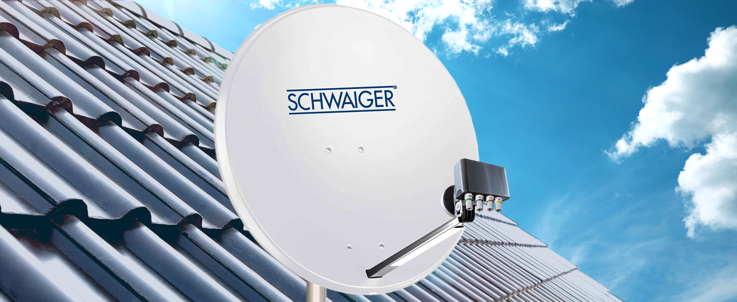 Satellitenanlage Set Hellgrau Stahl 55 cm