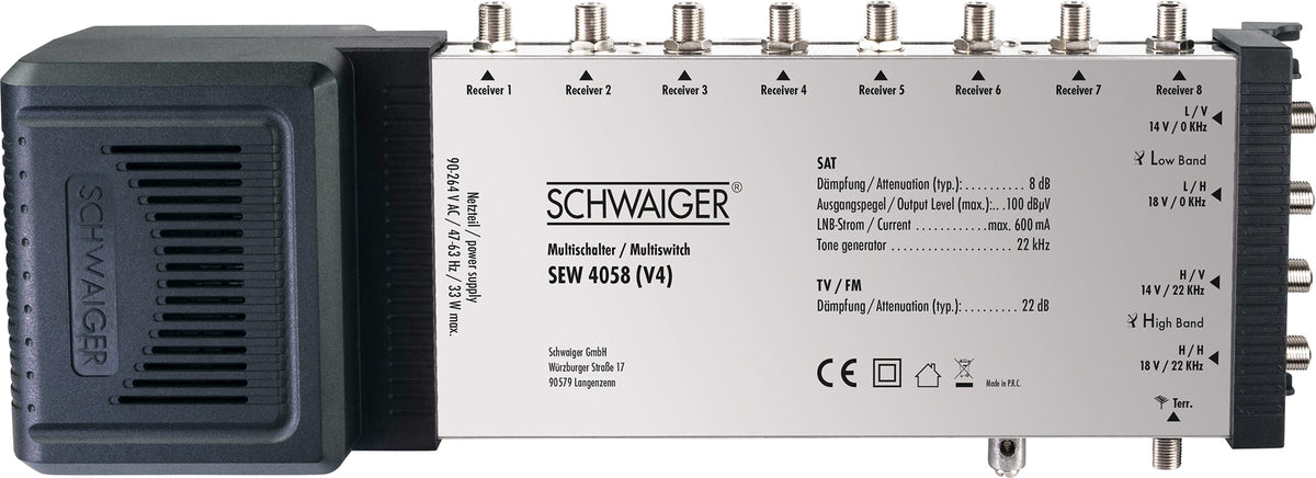 SAT multiswitch 5 → 8