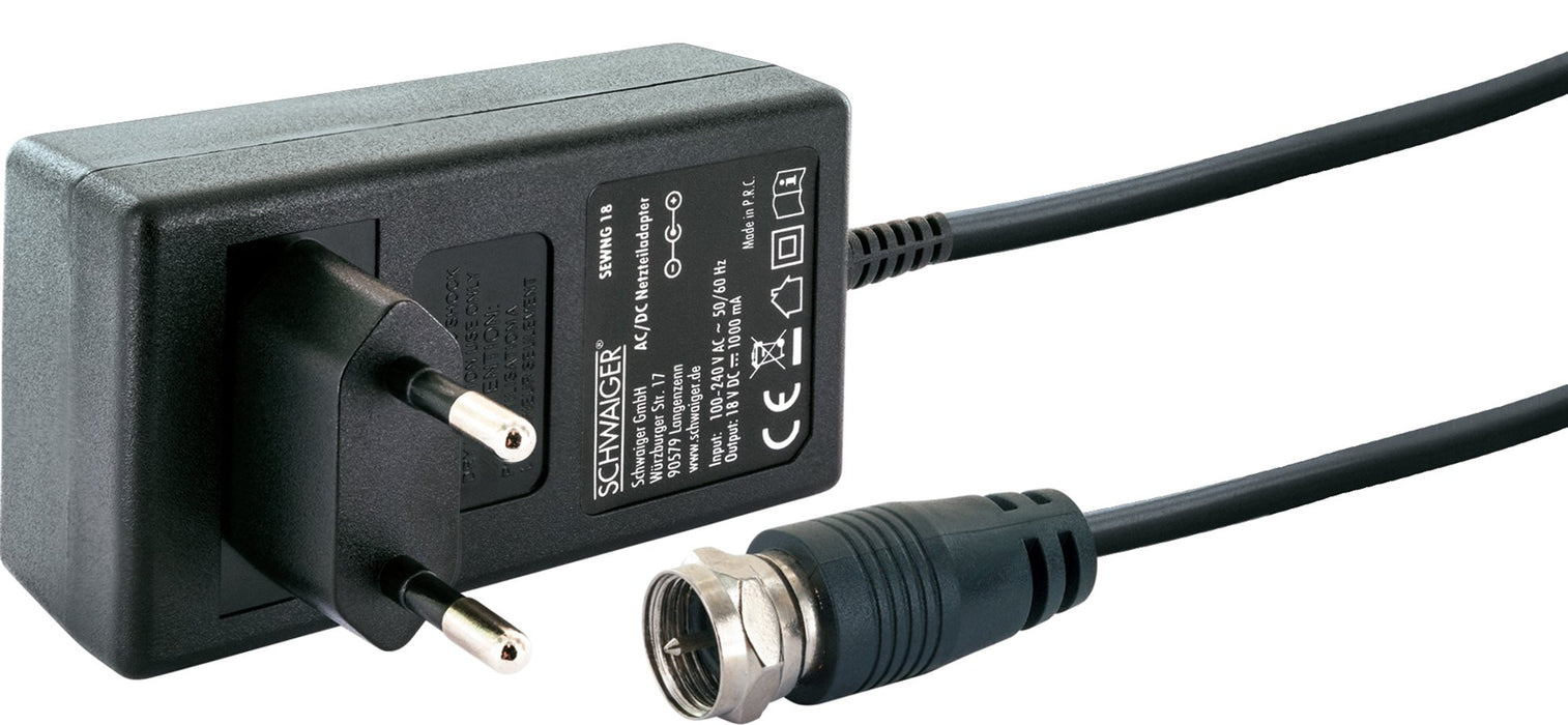 Steckernetzgerät Multischalter 18V