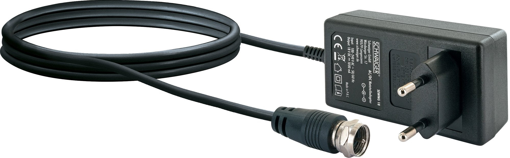 Steckernetzgerät Multischalter 18V