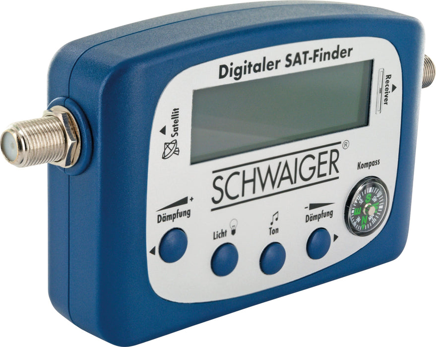 SAT finder with LCD display