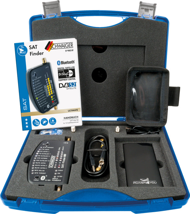 SAT-Finder HD im Transportkoffer Set