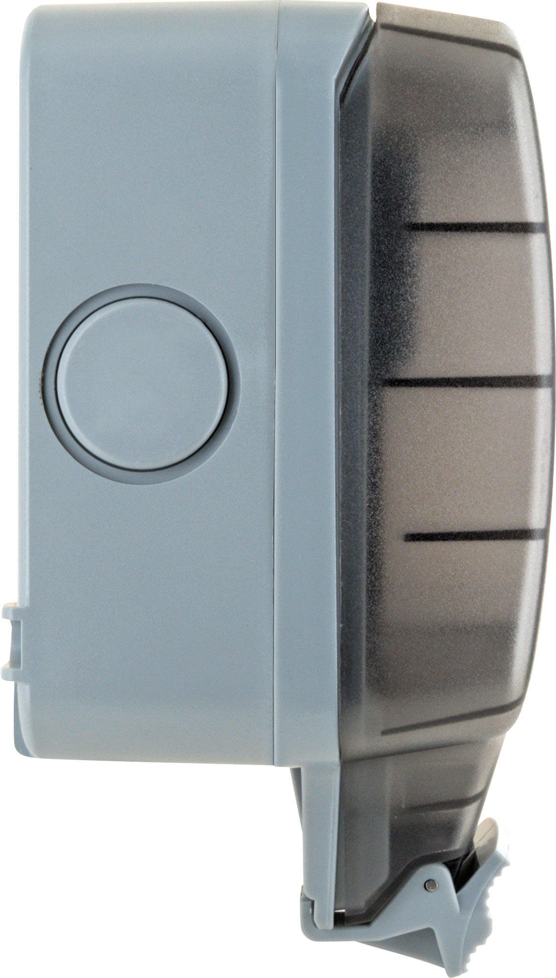 External socket for angle plug