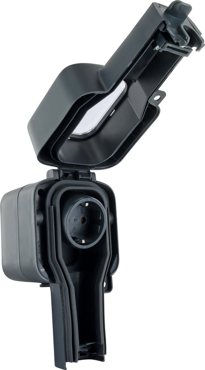 Outdoor surface-mounted socket