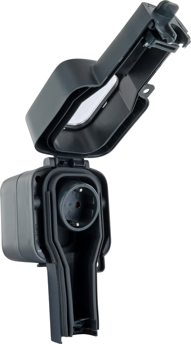 Outdoor surface-mounted socket