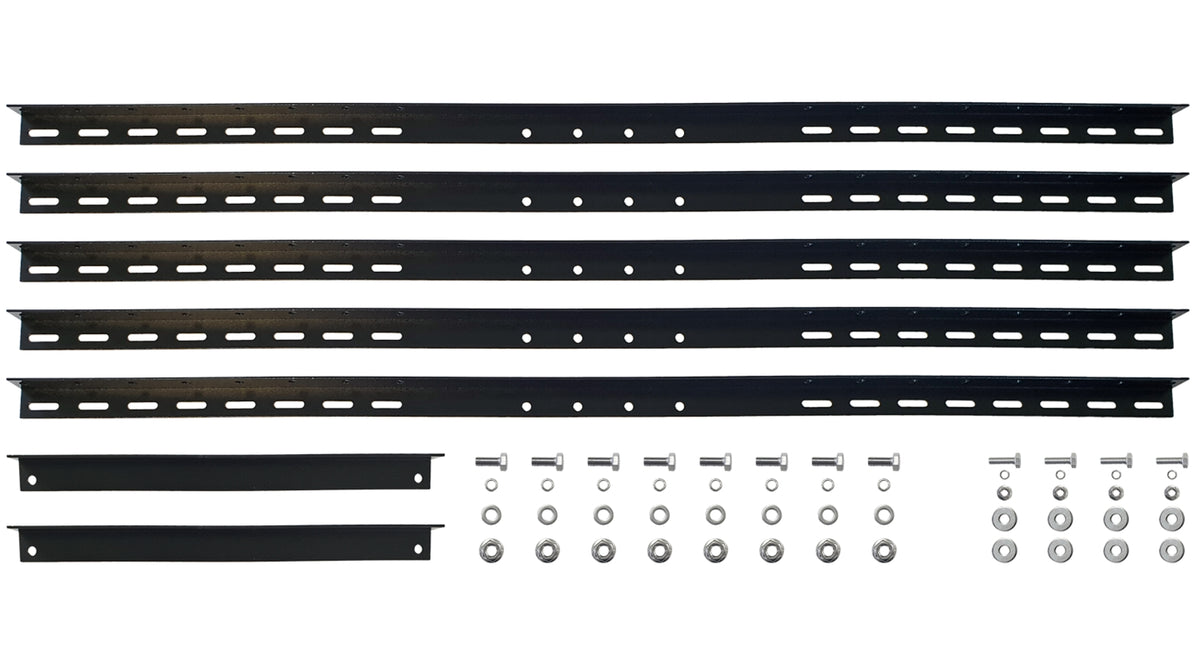 Aluminum solar module frame black