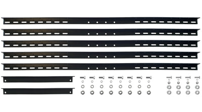 Aluminum solar module frame black