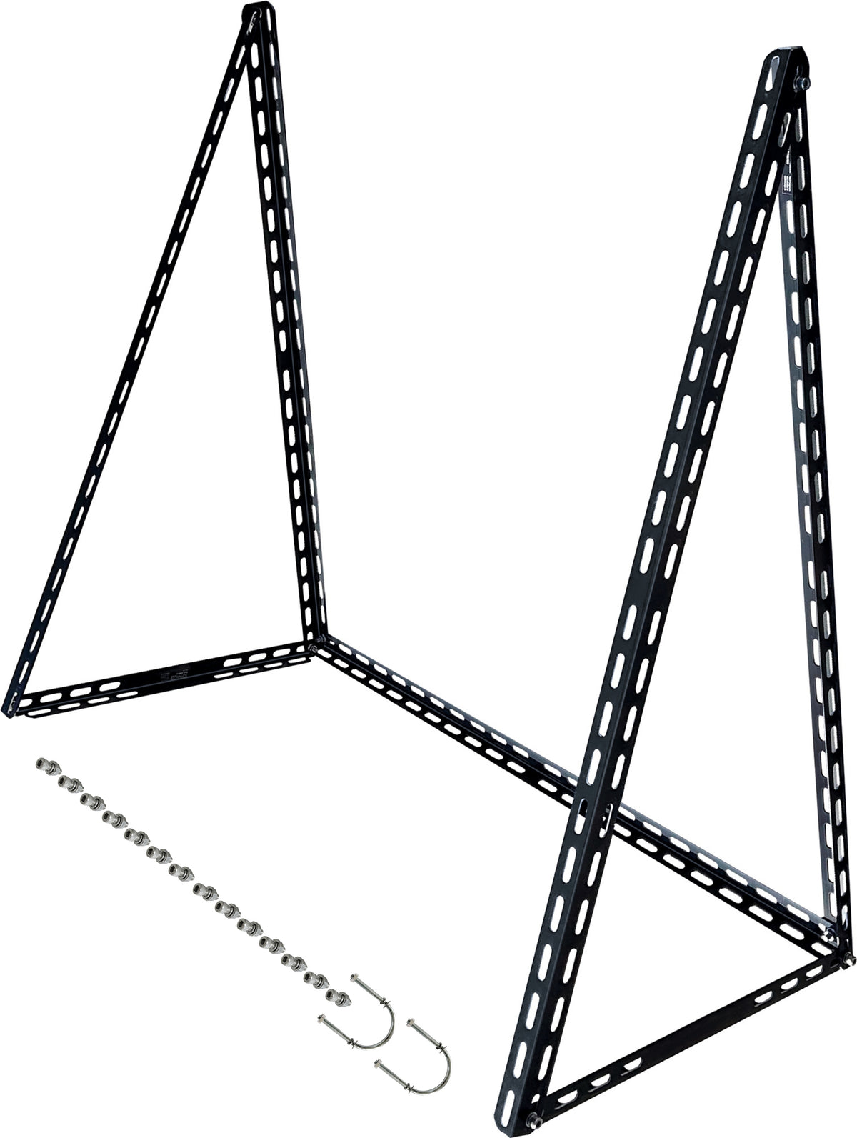Aluminum solar module frame black
