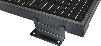 Flat roof mounting set for 1 solar module