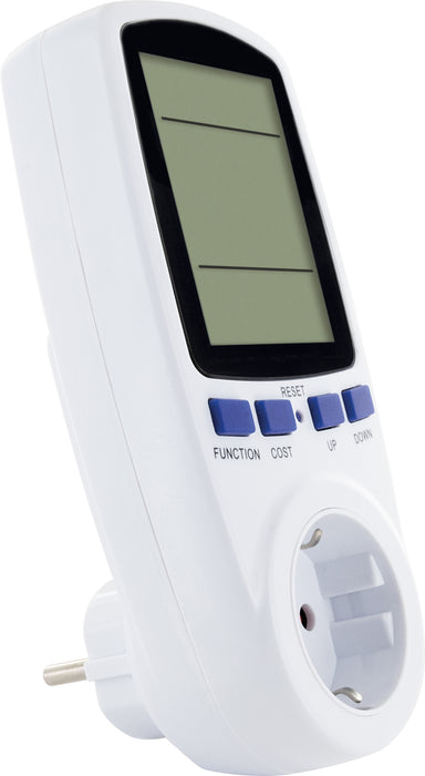 Energiekosten-/ Einspeisemessgerät mit beleuchtetem Display