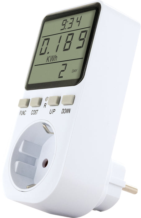 Energiekosten/Einspeisemessgerät beleuchtet