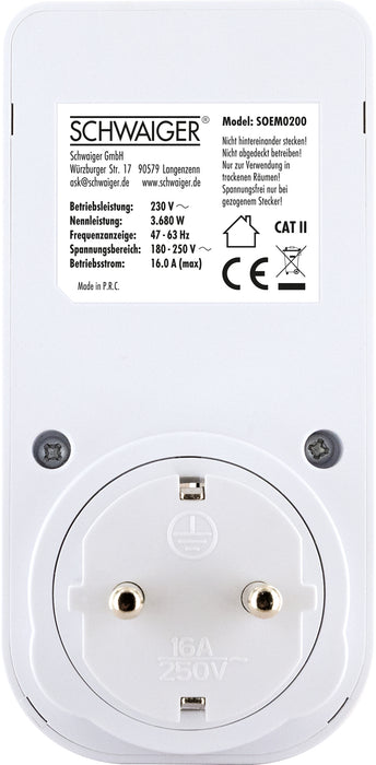 Energiekosten/Einspeisemessgerät beleuchtet