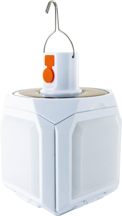 Solar-Hängeleuchte klappbar mit Haken Schwarz/Weiß