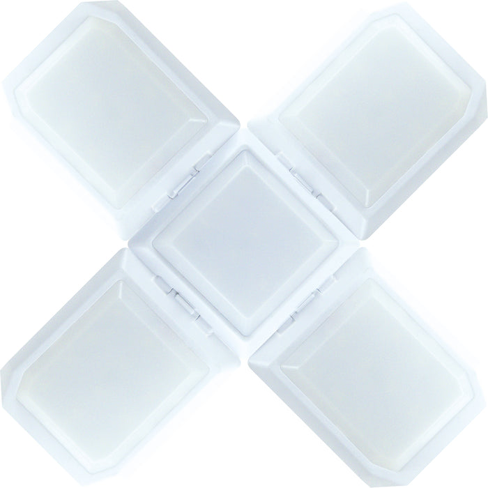 Solar-Hängeleuchte klappbar mit Haken Schwarz/Weiß