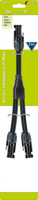 Solar Adapterkabel Set 2in1 30cm