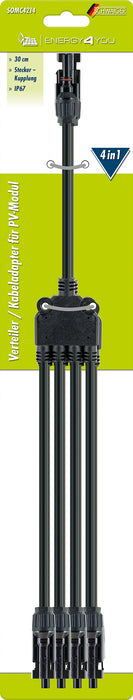 Solar Adapterkabel Set 4in1 35 cm