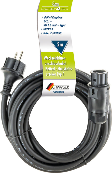 Inverter connection cable 5/10/20 m