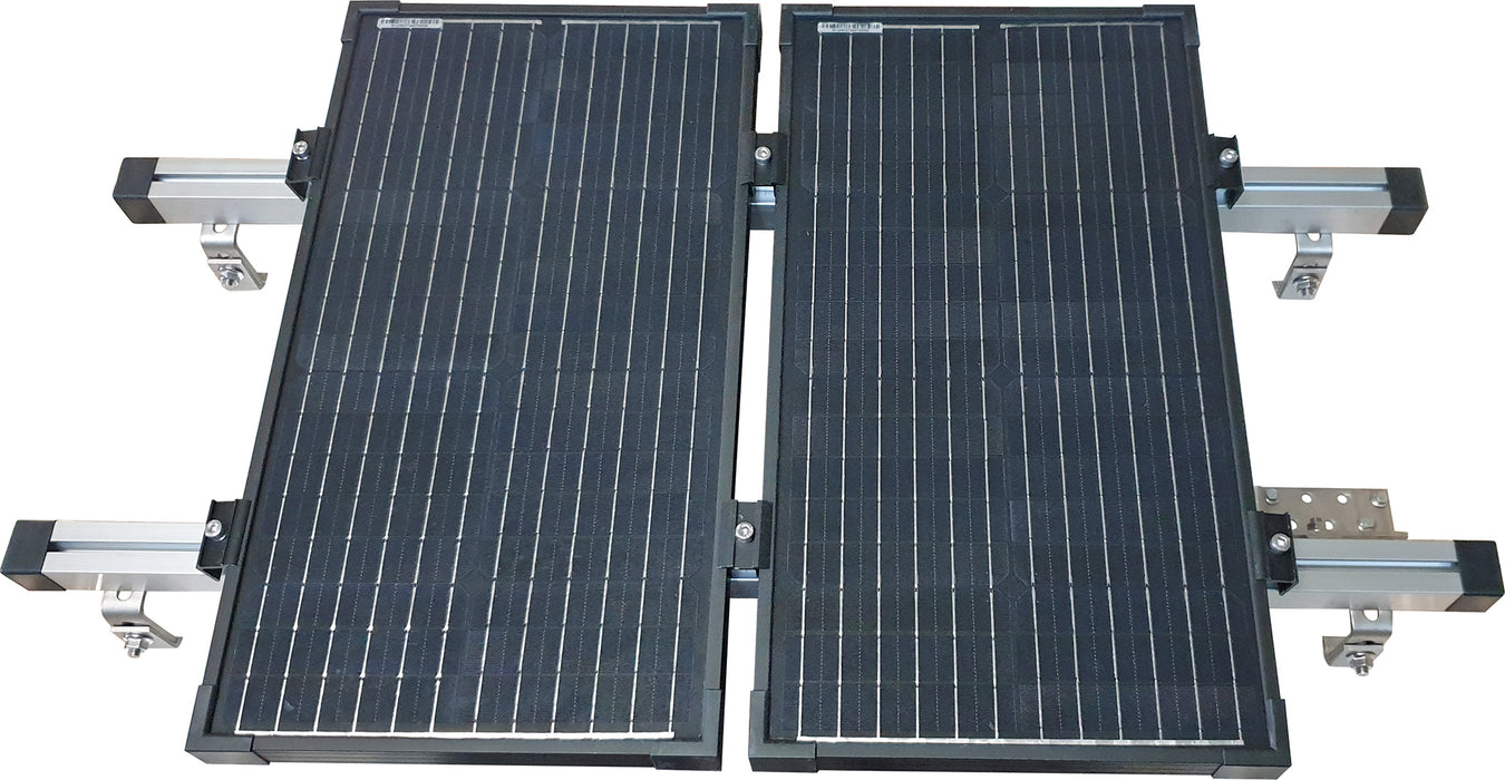 Ziegeldach-Halterungs-Set für 2 Solarmodule