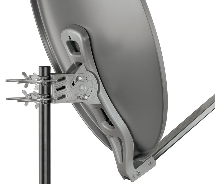 Satellitenanlage Set Anthrazit Aluminium 88 cm