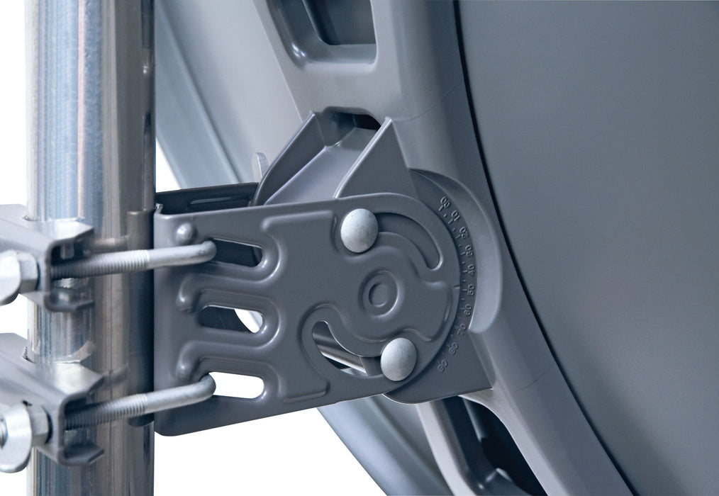 Satellitenanlage Set Anthrazit Aluminium 88 cm