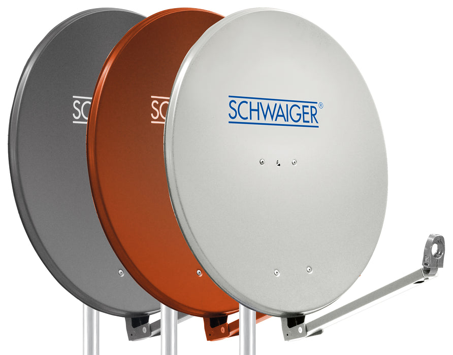 Satellitenschüssel Aluminium Hellgrau 88 cm