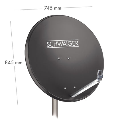Aluminium Offset Antenne (80 cm) Set