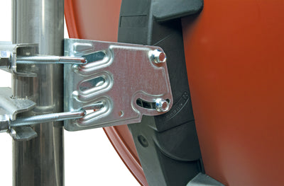 Satellitenanlage Set Ziegelrot Aluminium 80 cm