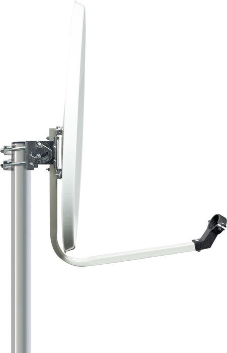 Stahl Satellitenschüssel 60 cm hellgrau