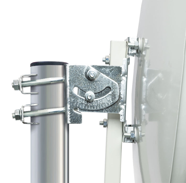 Stahl Satellitenschüssel 60 cm hellgrau