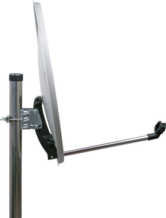 Satellite dish steel light grey 55 cm
