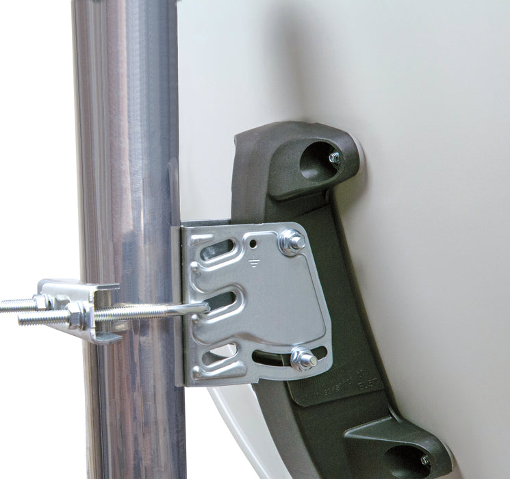 Satellite dish steel light grey 55 cm