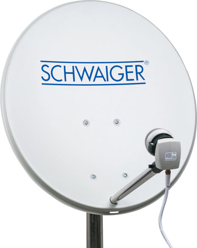 Stahl Satellitenschüssel 60 cm Hellgrau