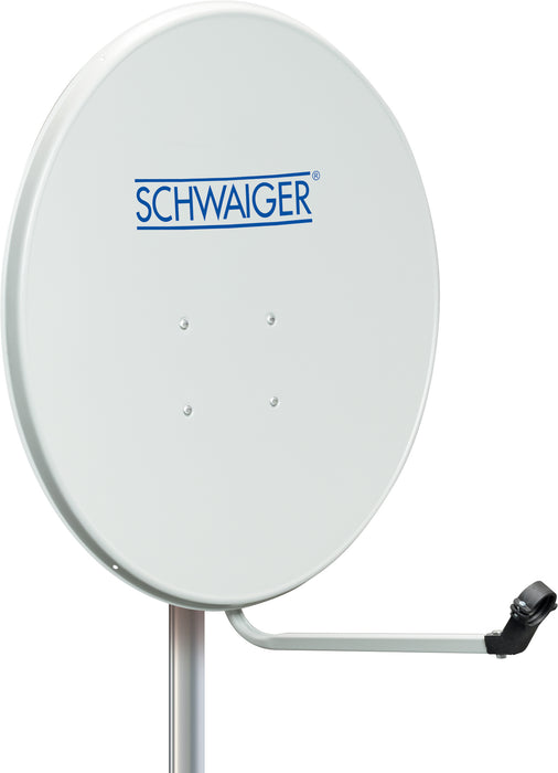 Satellitenschüssel Stahl Hellgrau 70 cm