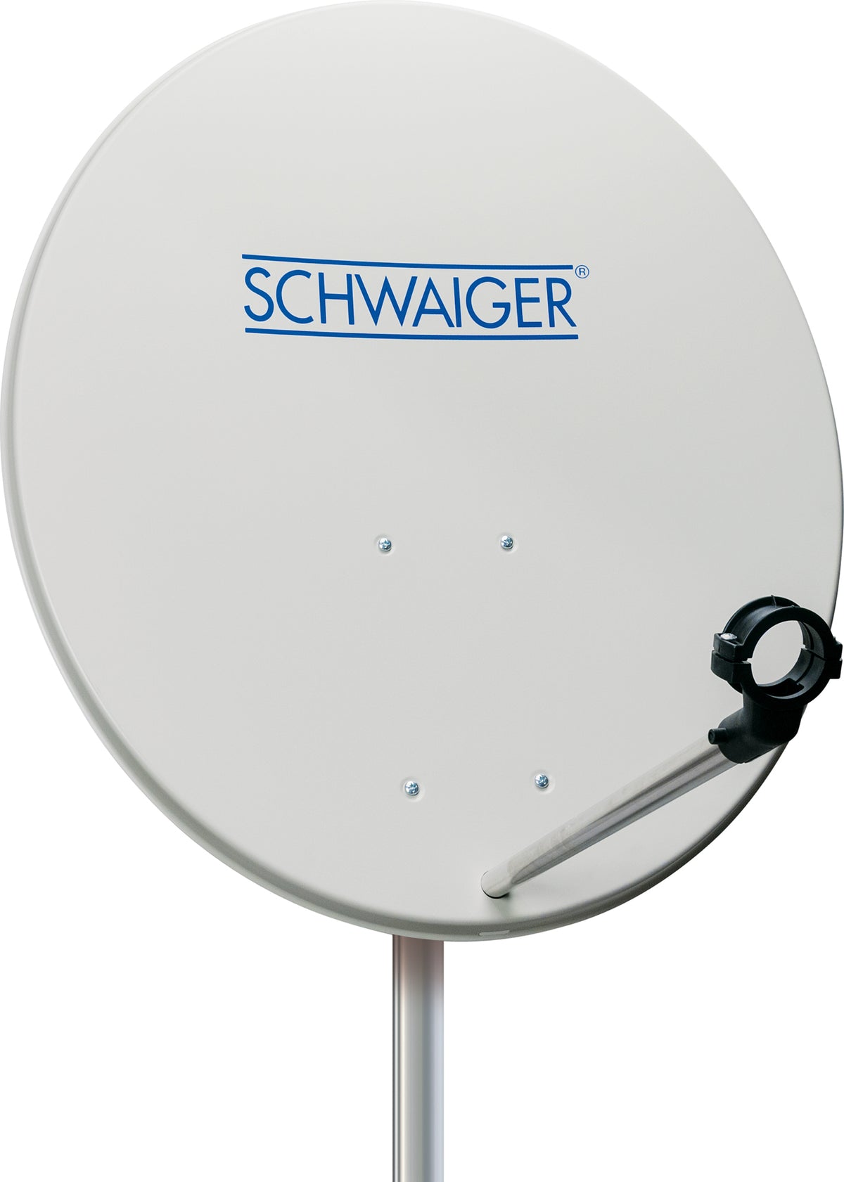 Satellite dish steel light grey 70 cm