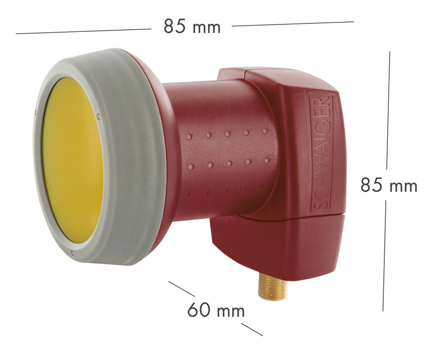 Single LNB digital SUN PROTECT ziegelrot