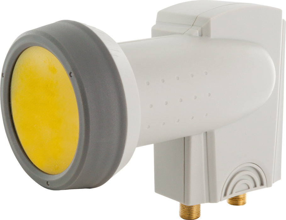 Schwaiger Twin LNB digital SUN PROTECT hellgrau