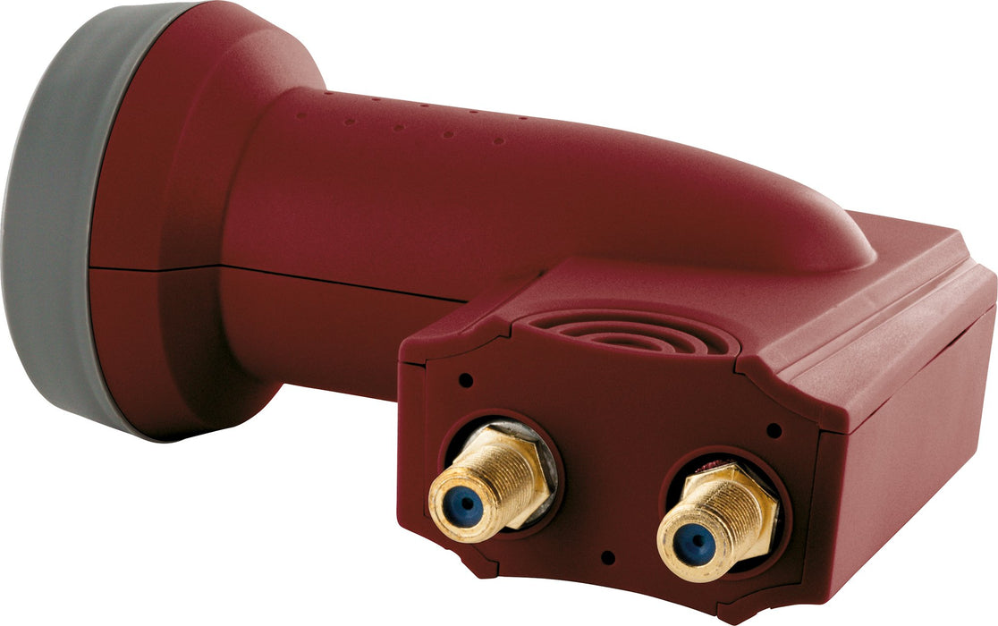 Twin LNB digital SUN PROTECT brick red