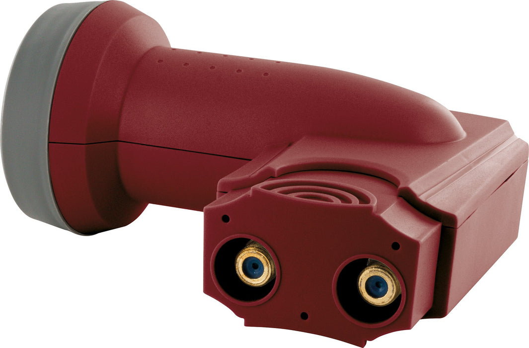 Twin LNB digital SUN PROTECT brick red