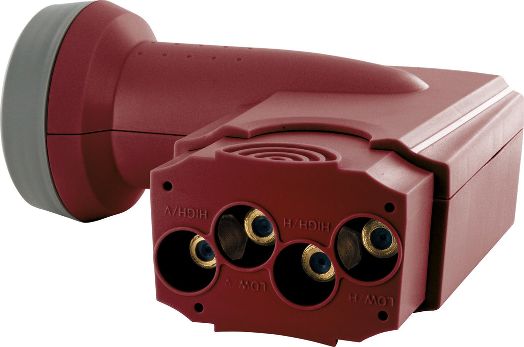 Quattro LNB digital SUN PROTECT ziegelrot