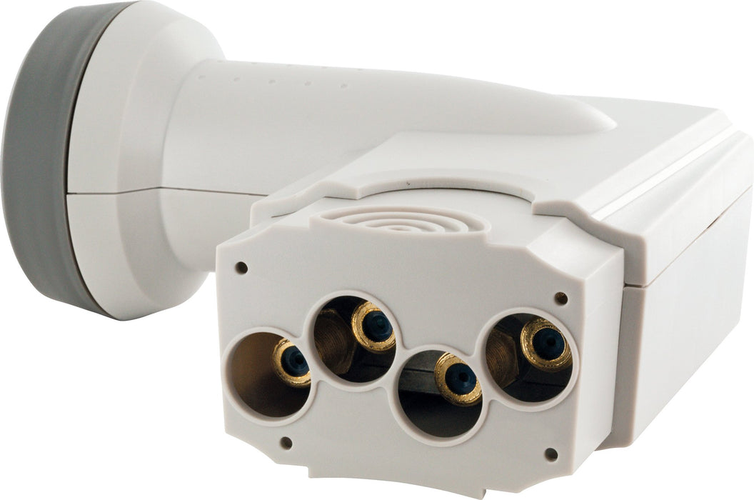 Quad LNB digital SUN PROTECT hellgrau