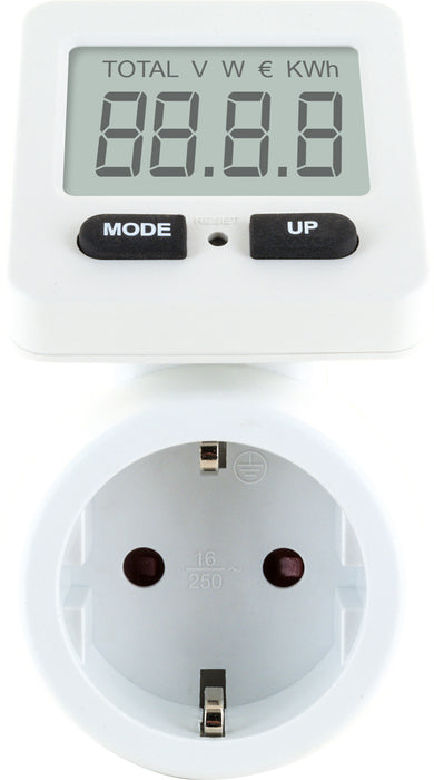 Energiekosten-/Einspeisemessgerät drehbar rund