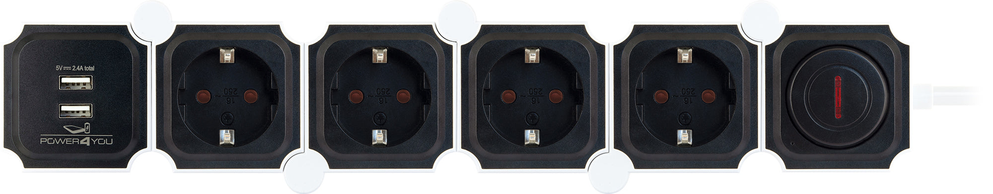 Flexible power strip