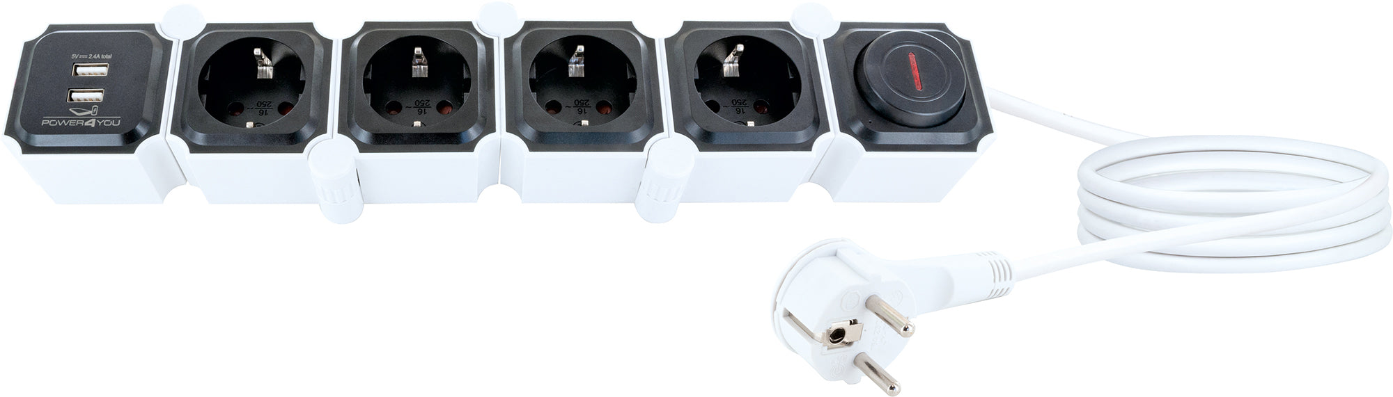 Flexible power strip